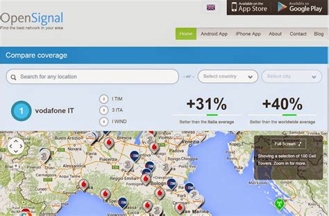 基地台查詢地圖|OpenSignalMaps － 全世界行動電話基地台位置、訊。